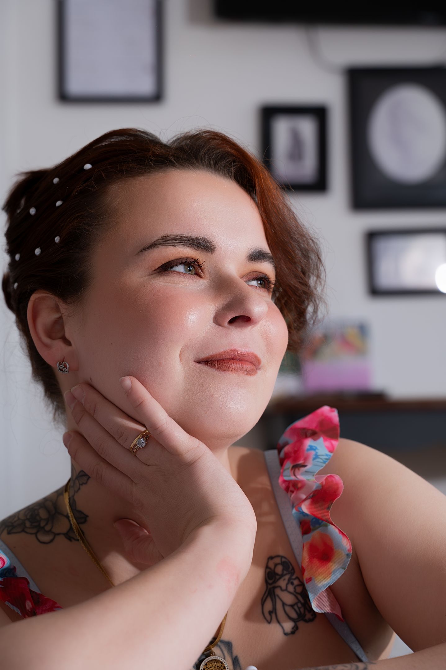 Maquillage glam mariée